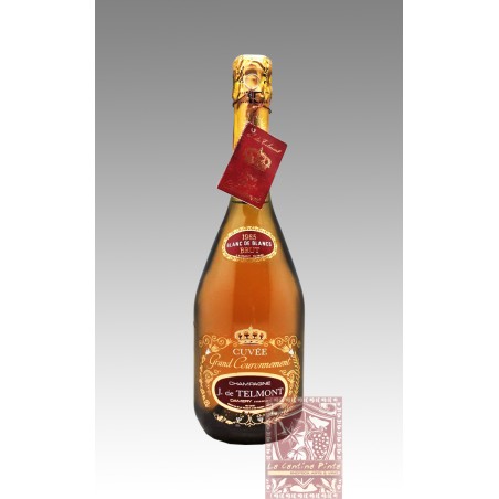 CHAMPAGNE J. DE TELMONT GRAND COURONNEMENT 1999 BLANC DE BLANCS BRUT
