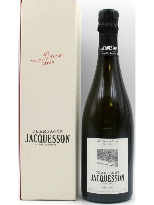 CHAMPAGNE JACQUESSON EXTRA BRUT RECOLTE' 2005 AY-VAUZELLE TERME BLANC DE NOIR