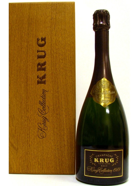 CHAMPAGNE KRUG COLLECTION 1988 CAISSE BOIS