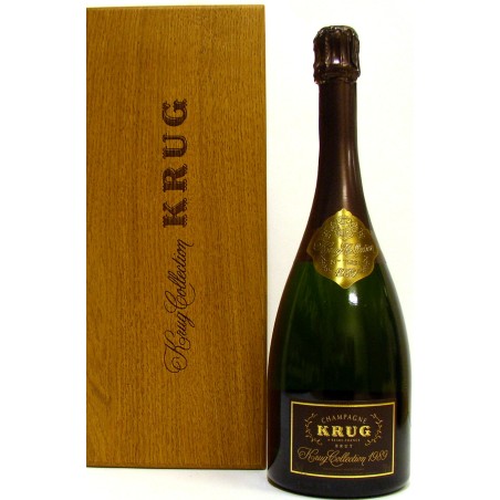 CHAMPAGNE KRUG COLLECTION 1988 CAISSE BOIS