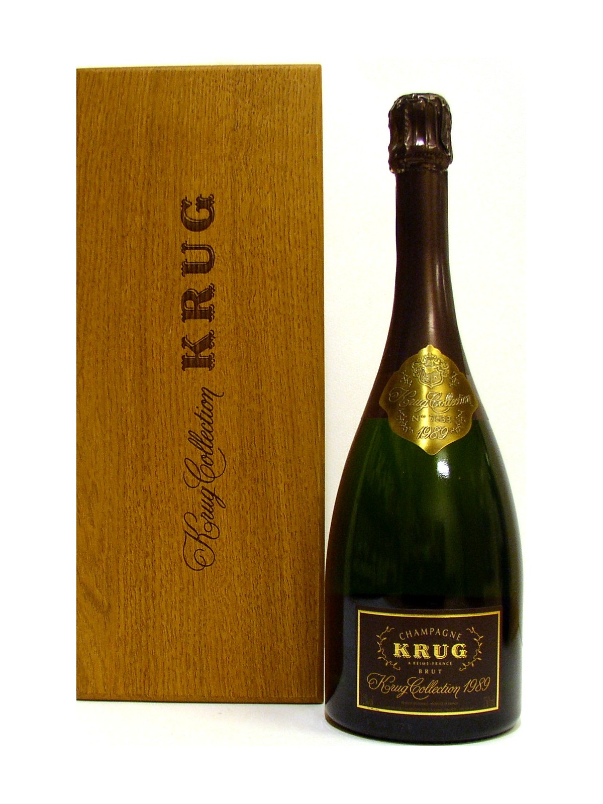 CHAMPAGNE KRUG COLLECTION 1988 CAISSE BOIS