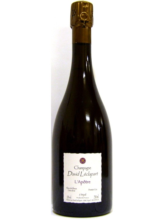 CHAMPAGNE L'APOTRE 1ER CRU 2004  BLANC DE BLANCS EXTRA-BRUT -  DAVID LECLAPART
