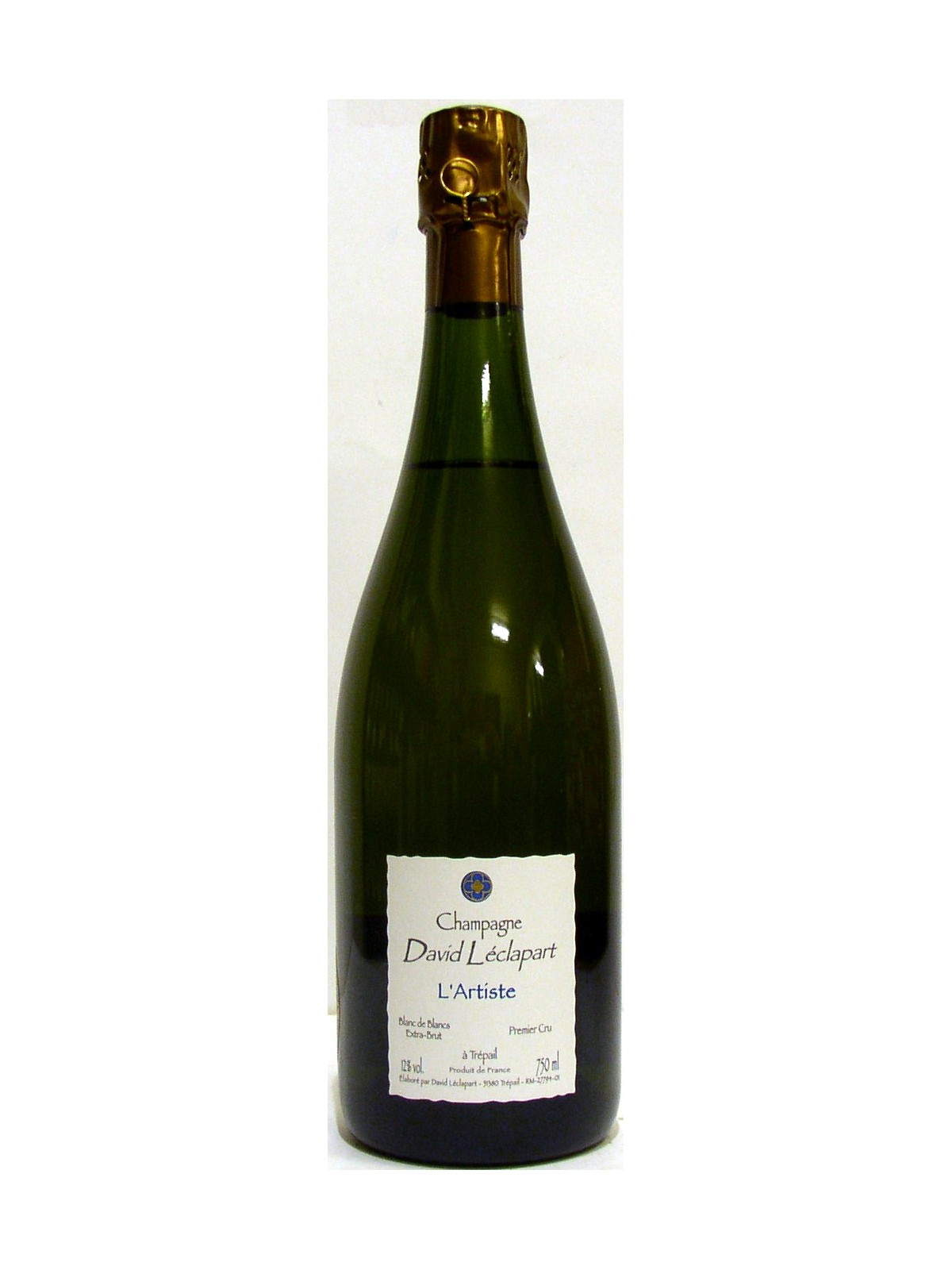 CHAMPAGNE L'ARTISTE 2007  1ER CRU  EXTRA BRUT  BLANC DE BLANCS - LECLAPART