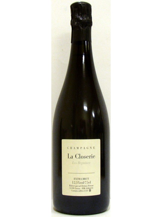 CHAMPAGNE LA CLOSERIE LES BEGUINES LC 17  EXTRA BRUT - JEROME PREVOST