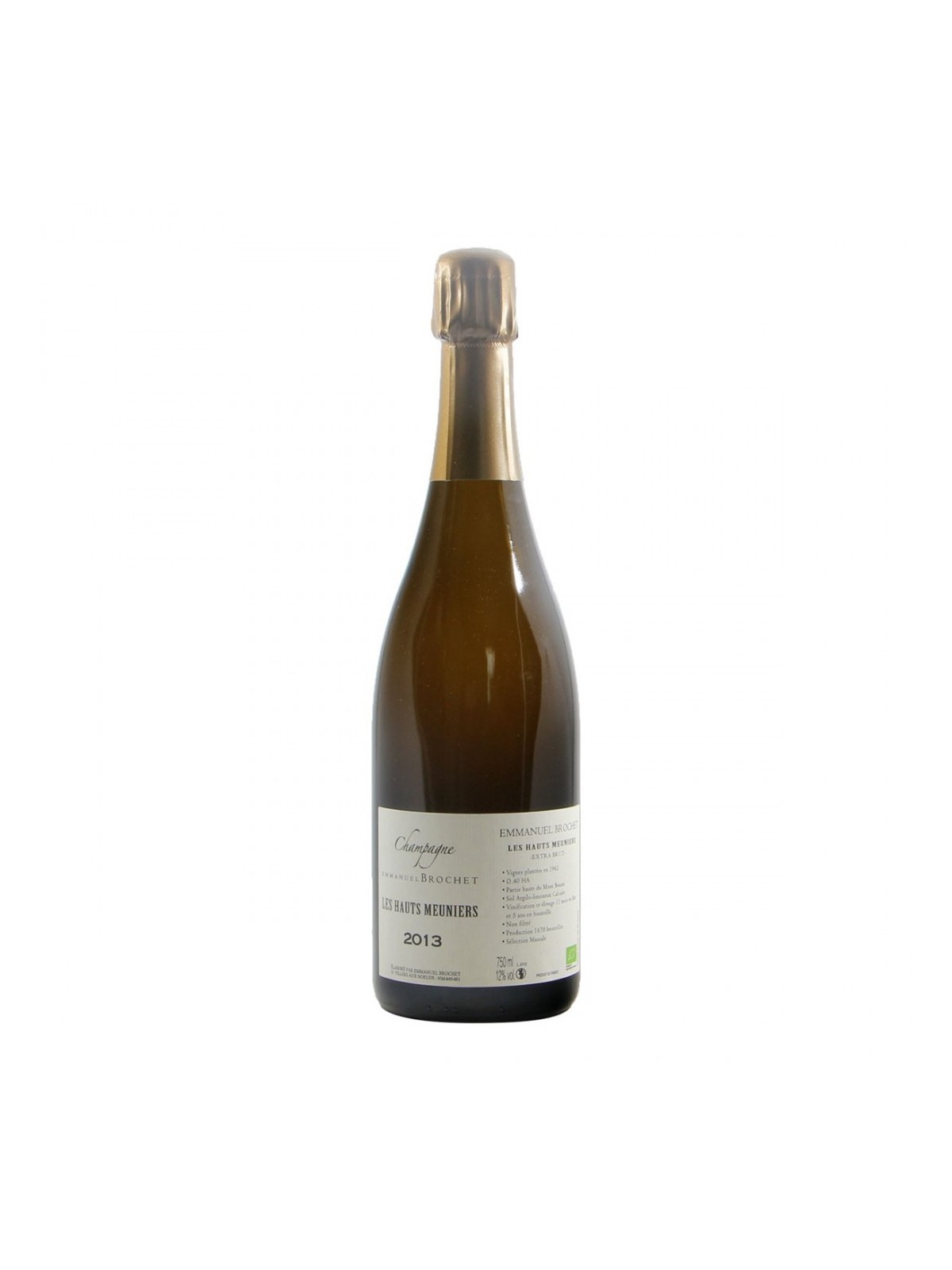 CHAMPAGNE LES HAUTS MEUNIERS 2016 - EMMANUEL BROCHET