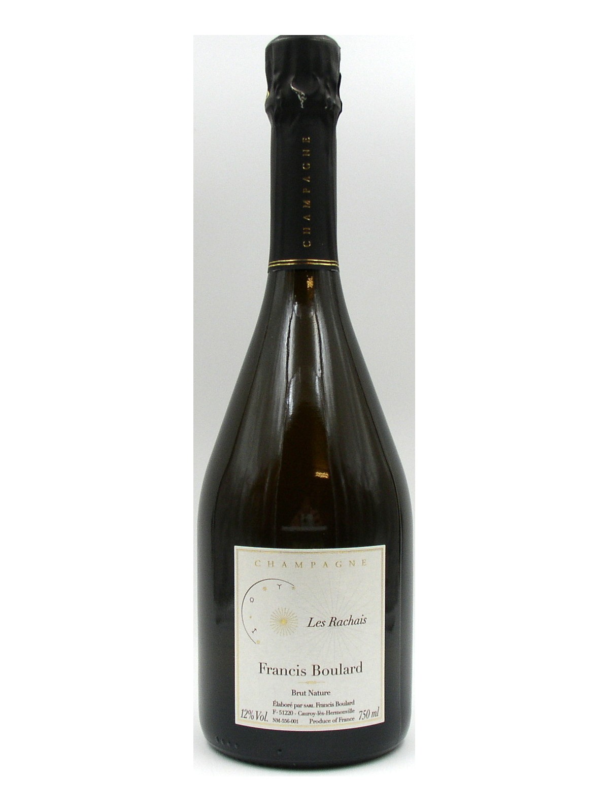 CHAMPAGNE LES RACHAIS BRUT NATURE 2010  - FRANCIS BOULARD