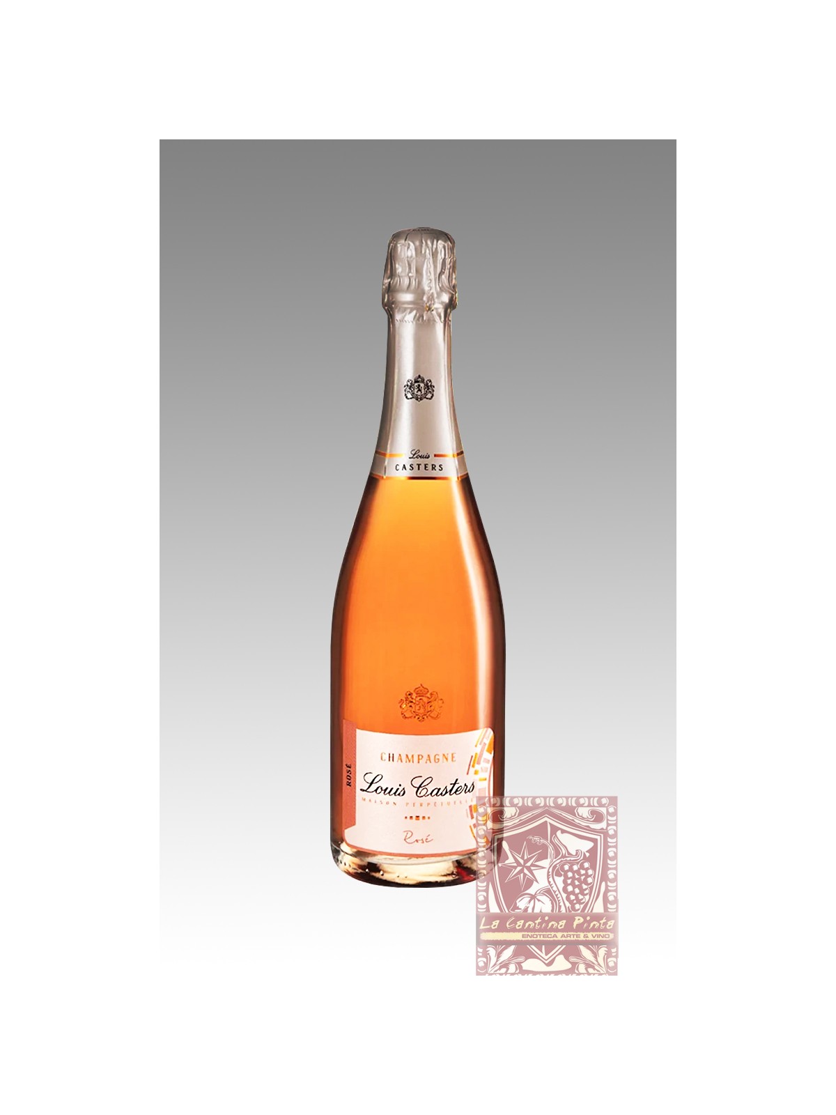 CHAMPAGNE LOUIS CASTERS BRUT ROSE'  DAMERY