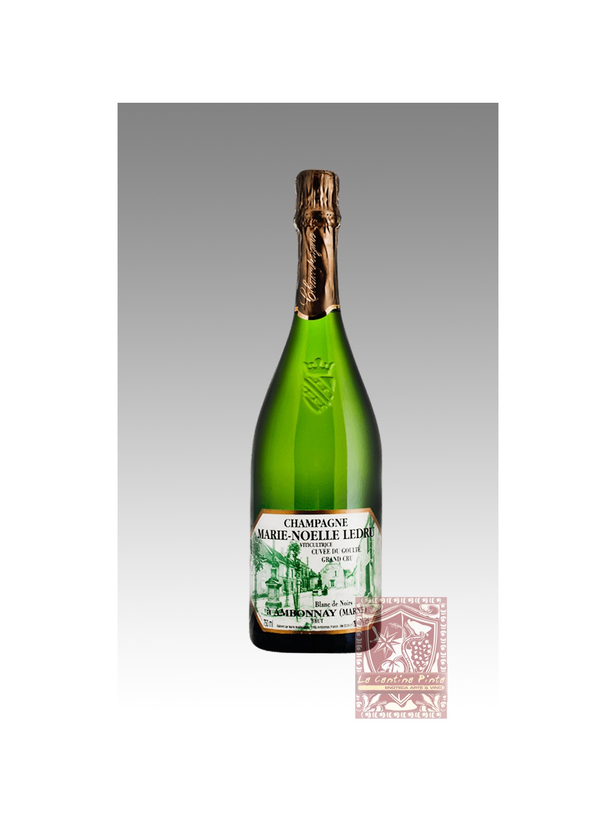 CHAMPAGNE MARIE-NOELLE LEDRU CUVEE DU GOULTE' 2014 GRAND CRU BRUT BLANC DE NOIRS