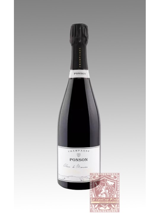 CHAMPAGNE PONSON BLANC DE MEUNIERS 2017 LES PLAINES EXTRA BRUT 1ER CRU