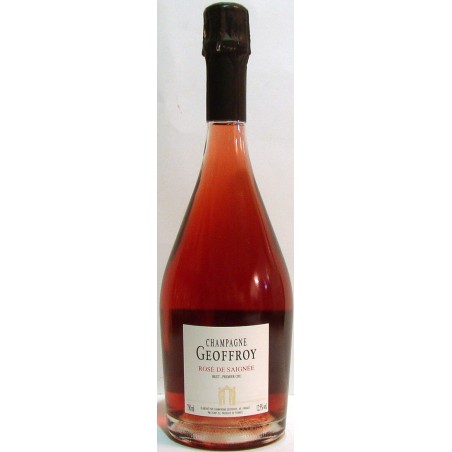 CHAMPAGNE ROSE' DE SAIGNEE BRUT 1ER CRU -  GEOFFROY