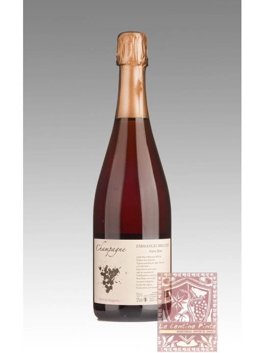 CHAMPAGNE ROSE' DE SAIGNEE EXTRA BRUT - EMMANUEL BROCHET