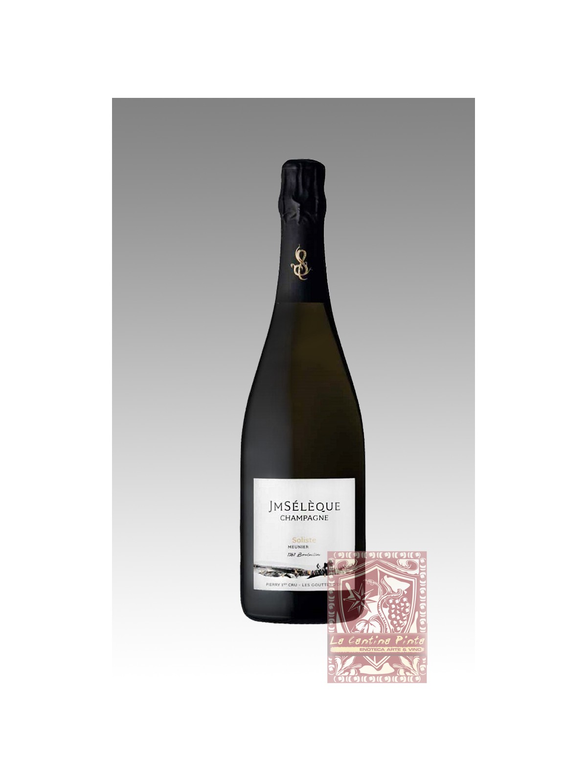 CHAMPAGNE SOLISTE MEUNIER 2018 PIERRY PREMIER CRU-  LES GOUTTES D'OR -  JM SELEQUE