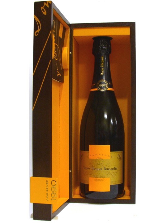 CHAMPAGNE VEUVE CLICQUOT PONSARDIN BRUT CAVE PRIVEE 1990