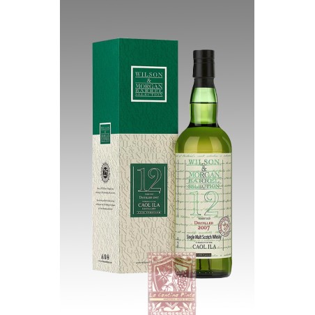 WHISKY  BARREL SELECTION WILSON & MORGAN CAOL ILA 12 Y.O. 2007 CASK STRENGTH SINGLE MALT TRADITIONAL OAK
