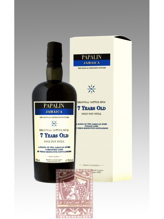 RUM PAPALIN JAMAICA ED. 2021 7 YO  47% VOL.