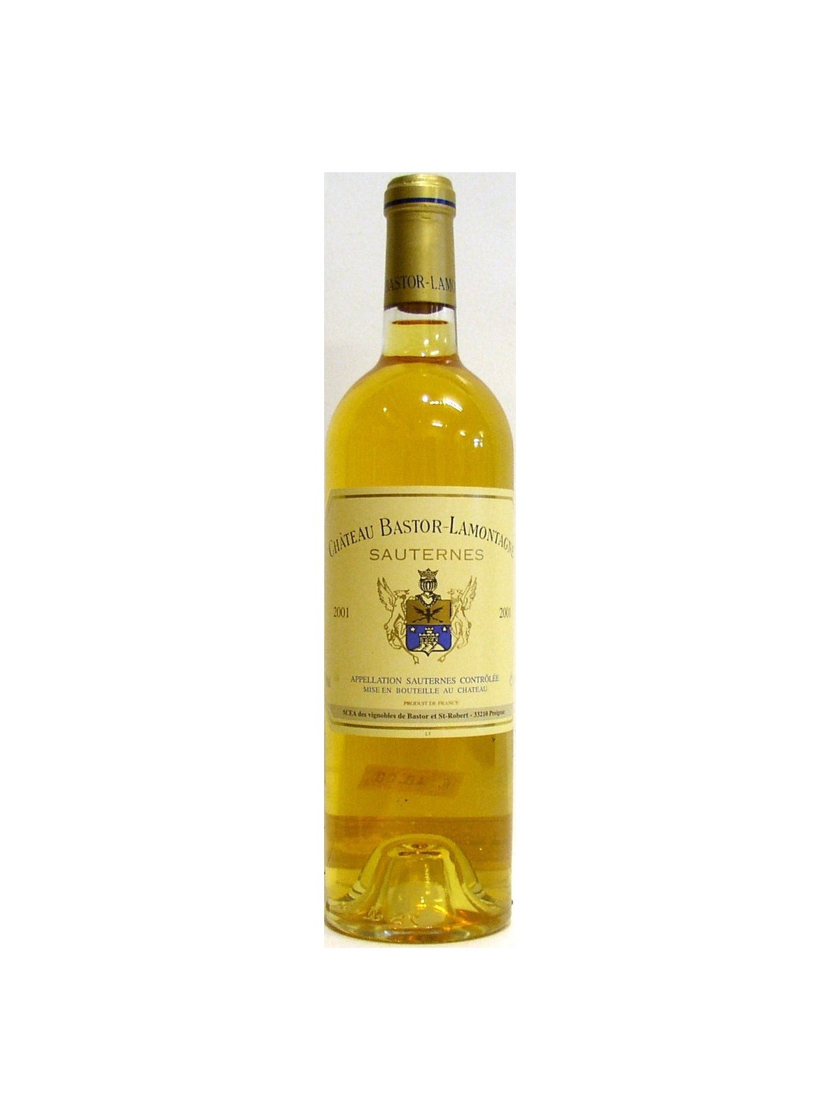 CHATEAU BASTOR-LAMONTAGNE SAUTERNES 2001
