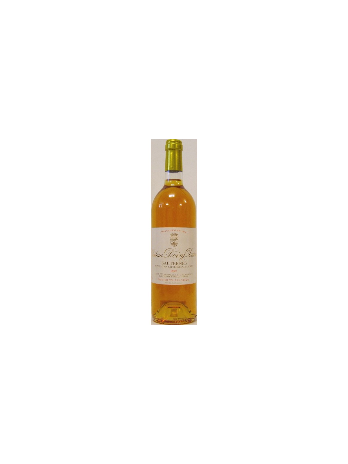CHATEAU DOISY DAENE SAUTERNES 1999