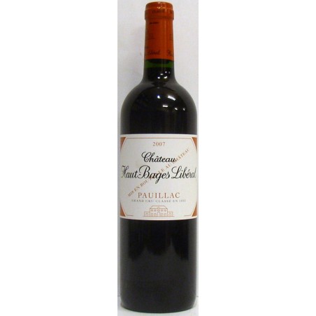 CHATEAU HAUT-BAGES LIBERAL 2007 PAUILLAC