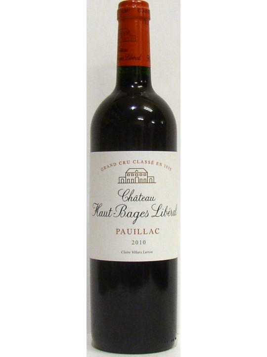 CHATEAU HAUT-BAGES LIBERAL 2010 PAUILLAC