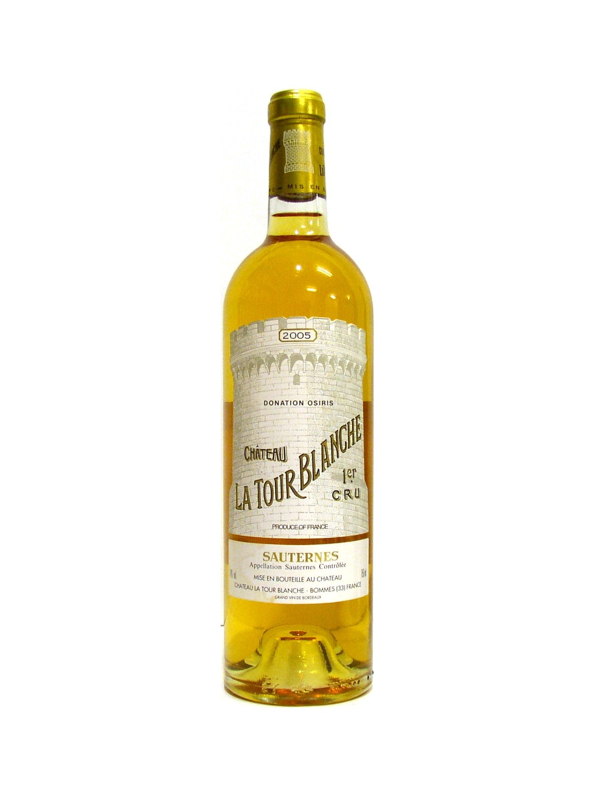 CHATEAU LA TOUR BLANCHE 1.ER CRU 2005 SAUTERNES