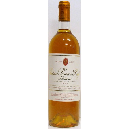 CHATEAU ROMER DU HAYOT 1995 SAUTERNES
