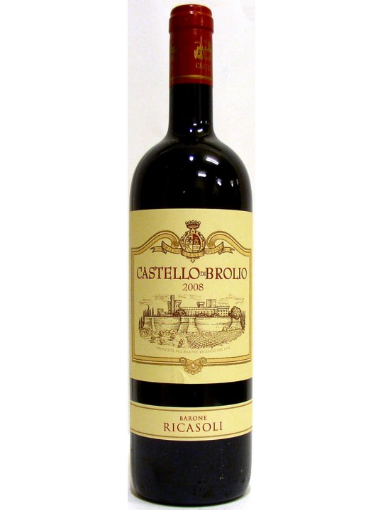 CHIANTI CLASSICO  GRAN SELEZIONE CASTELLO DI BROLIO 2008- BARONE RICASOLI