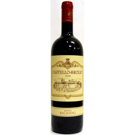 CHIANTI CLASSICO  GRAN SELEZIONE CASTELLO DI BROLIO 2008- BARONE RICASOLI
