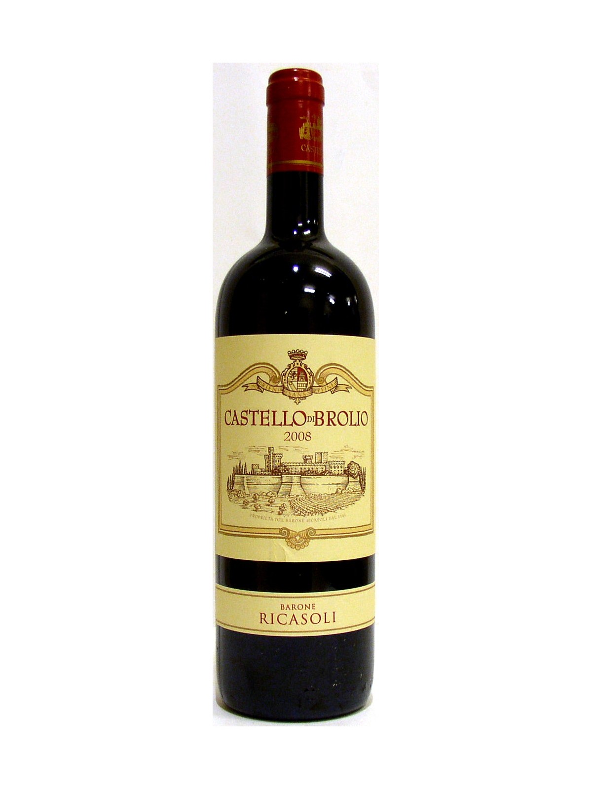 CHIANTI CLASSICO  GRAN SELEZIONE CASTELLO DI BROLIO 2008- BARONE RICASOLI