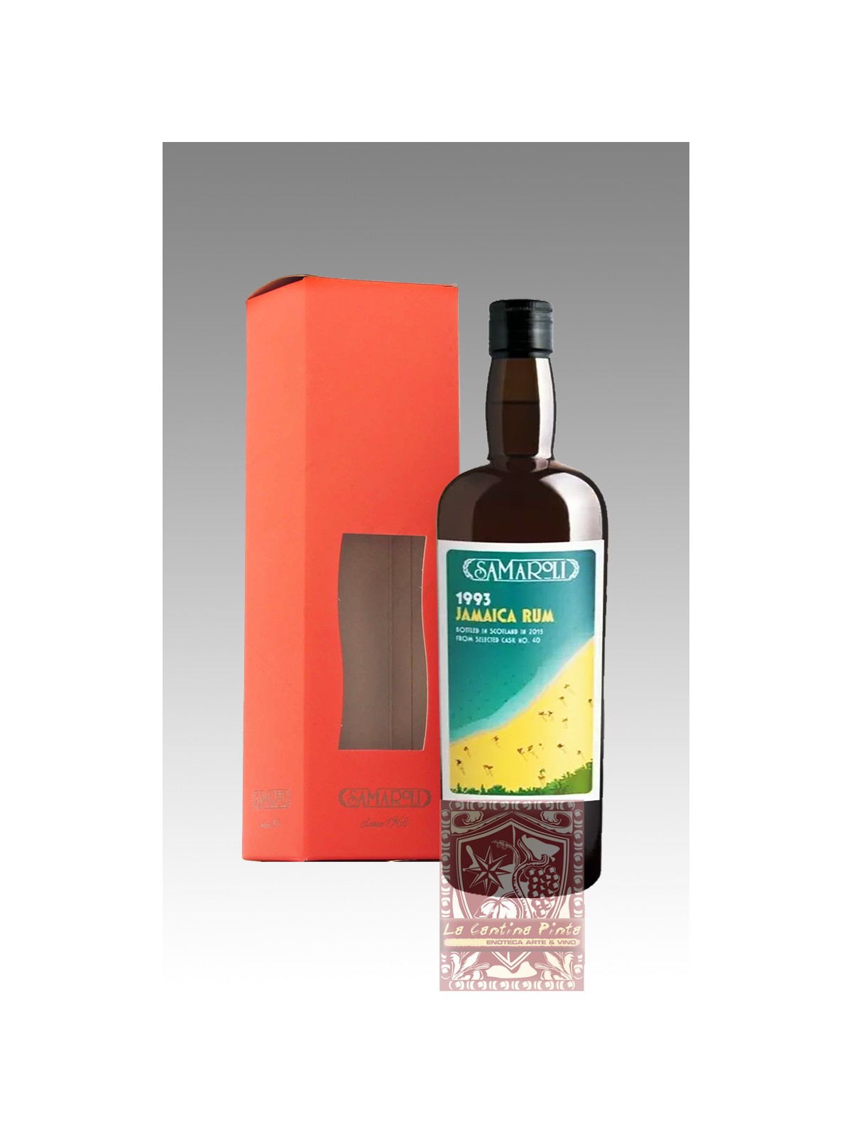 RHUM JAMAICA RUM 1993/2015 SEL. CASK N° 40 SAMAROLI 70 CL