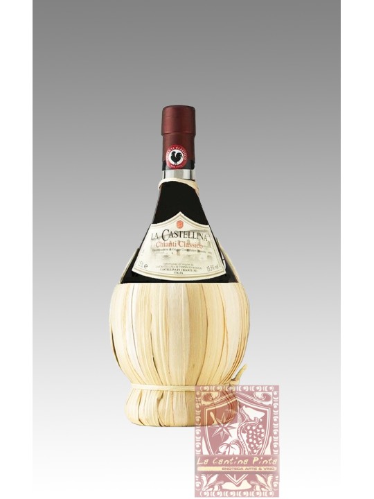 CHIANTI CLASSICO DOCG 2019 SQUARCIALUPI  LA CASTELLINA  FIASCO DA 1 LITRI