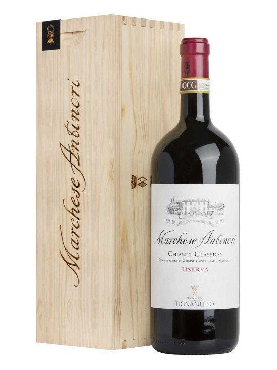 CHIANTI CLASSICO RISERVA 2019  MARCHESE ANTINORI MAGNUM 1,5 LT - TENUTA TIGNANELLO (CASSA LEGNO)