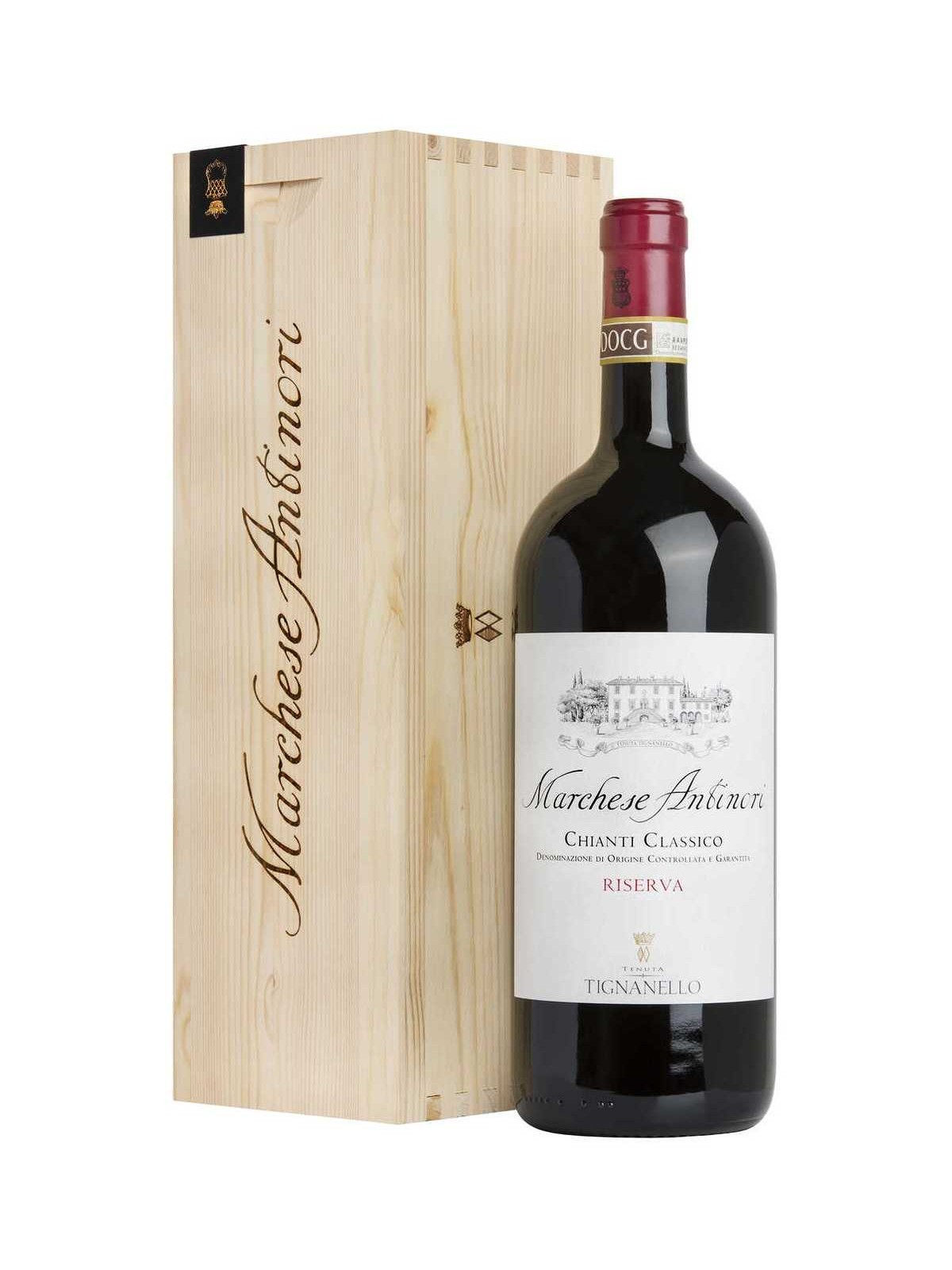 CHIANTI CLASSICO RISERVA 2019  MARCHESE ANTINORI MAGNUM 1,5 LT - TENUTA TIGNANELLO (CASSA LEGNO)