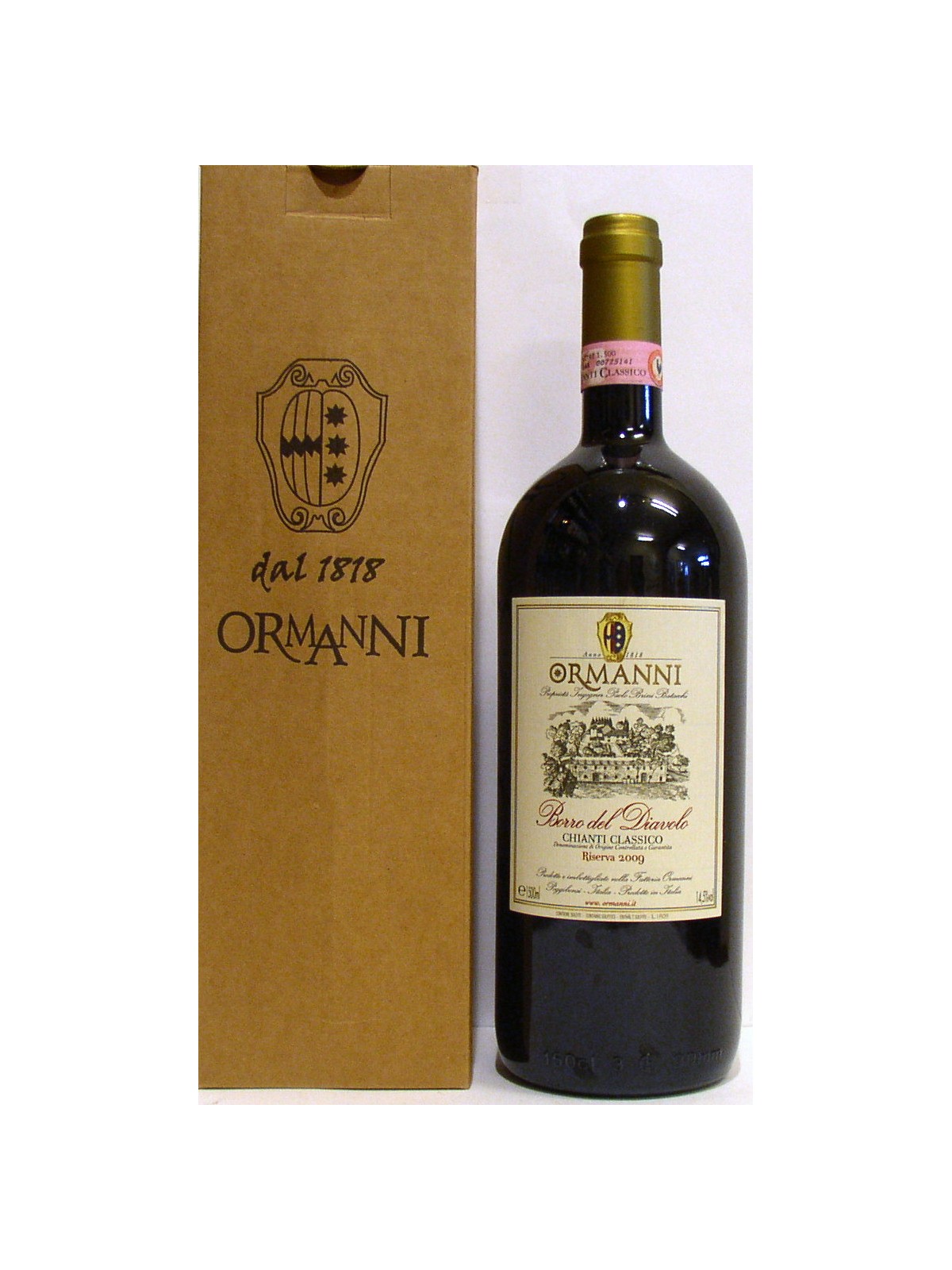 CHIANTI CLASSICO RISERVA 2019 BORRO DEL DIAVOLO MAGNUM 1,5 LT. - ORMANNI