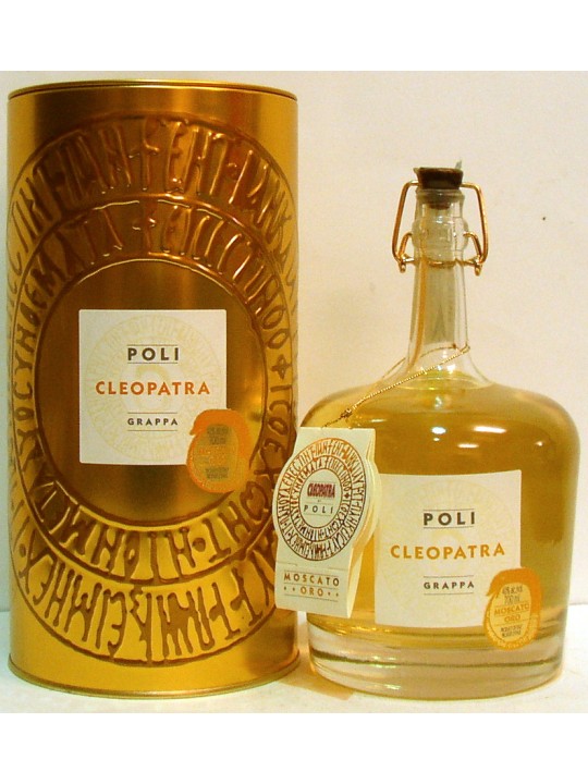 CLEOPATRA GRAPPA DI MOSCATO ORO CON ASTUCCIO- DISTILLERIE POLI