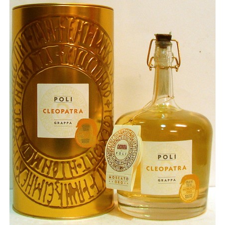 CLEOPATRA GRAPPA DI MOSCATO ORO CON ASTUCCIO- DISTILLERIE POLI