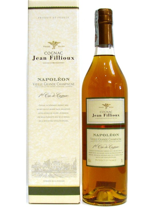 COGNAC JEAN FILLIOUX  NAPOLEON 1ER CRU VIEILLE GRANDE CHAMPAGNE AOC