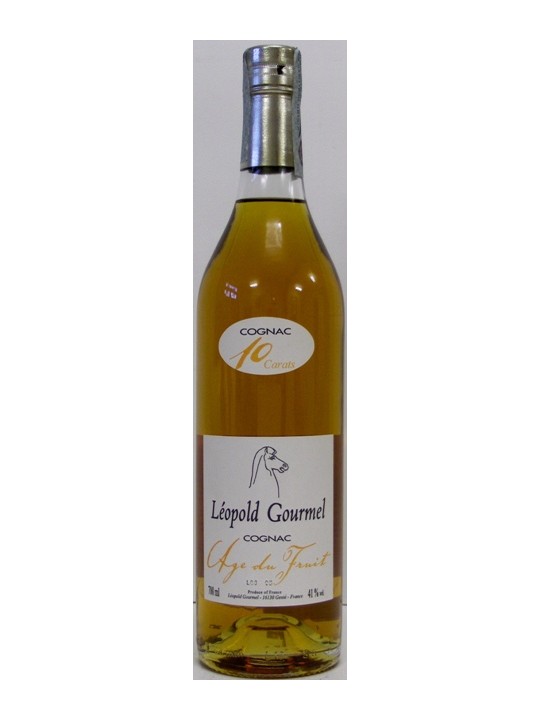 COGNAC LEOPOLD GOURMEL 10 CARATS AGE DU FRUIT