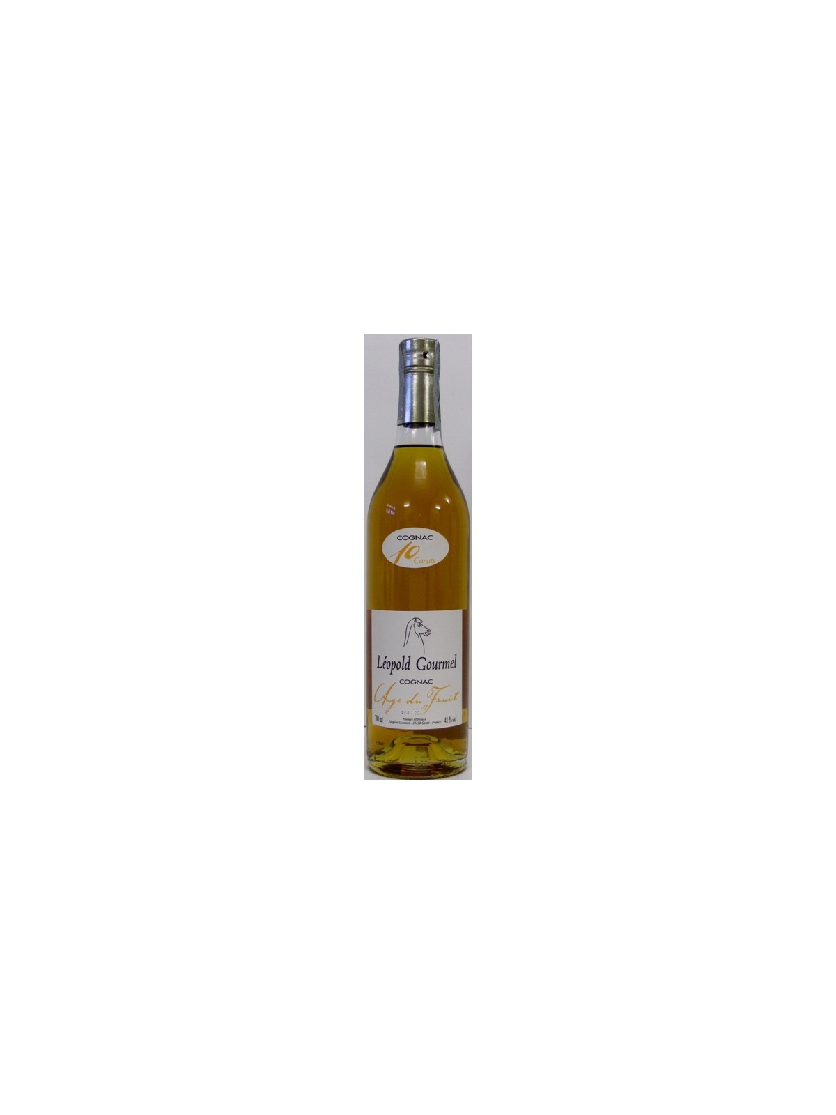 COGNAC LEOPOLD GOURMEL 10 CARATS AGE DU FRUIT