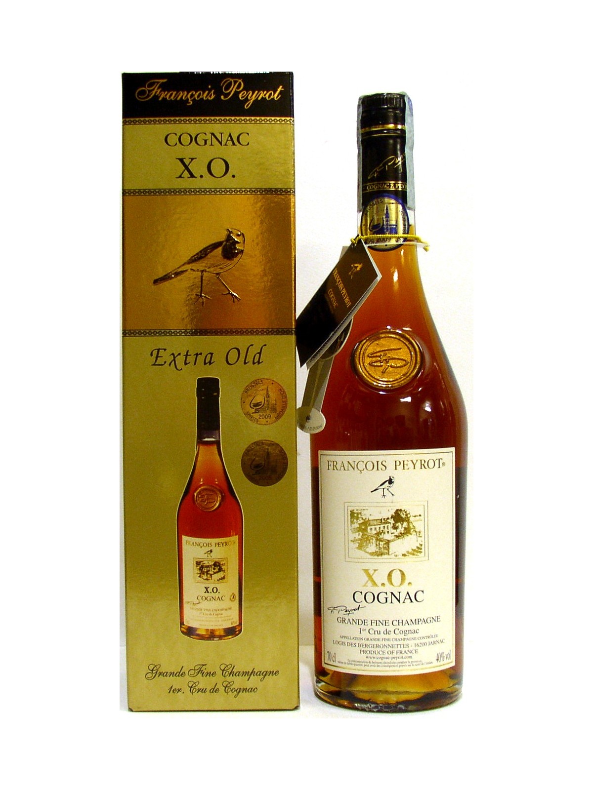 COGNAC PEYROT X.O. AOC 1er CRU DE COGNAC GRANDE FINE CHAMPAGNE