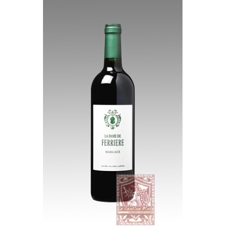 LA DAME DE FERRIERE 2015 MARGAUX - CLAIRE VILLARS LURTON (BIO)