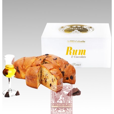 BRIACOLOMBA RUM GR.850  - ARTIGIANALE  PASTICCERIA F.LLI BONCI