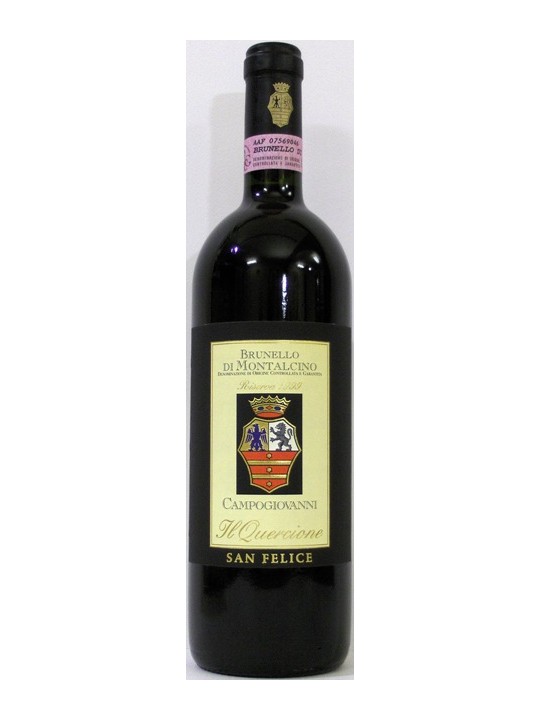 BRUNELLO DI MONTALCINO RISERVA 1999 IL QUERCIONE- SAN FELICE