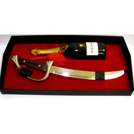 CONFEZIONE "SCIABOLLY"  SCIABOLA BOLLINGER RUBINO + CHAMPAGNE BOLLINGER