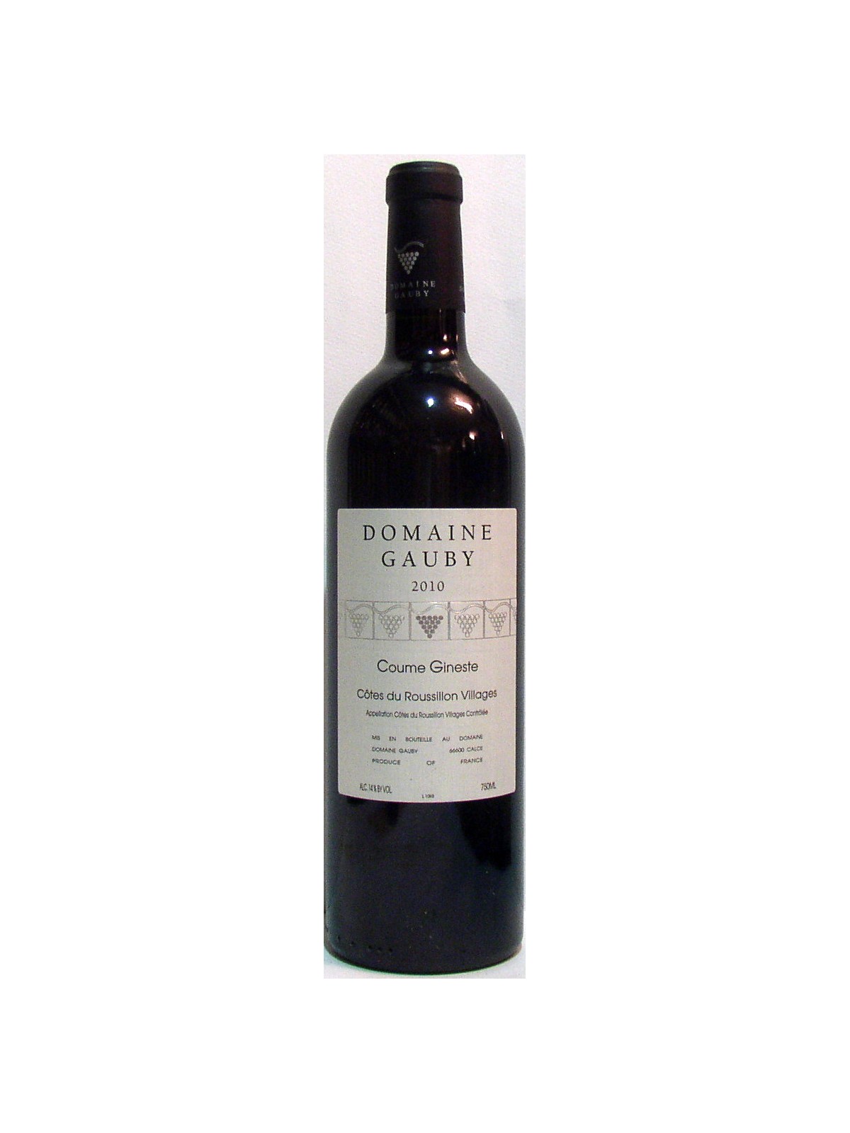COUME GINESTE 2010 COTES DU ROUSSILLON VILLAGES AOC - DOMAINE GAUBY