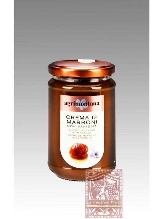 CREMA DI MARRONI CON VANIGLIA  g:350 - AGRIMONTANA