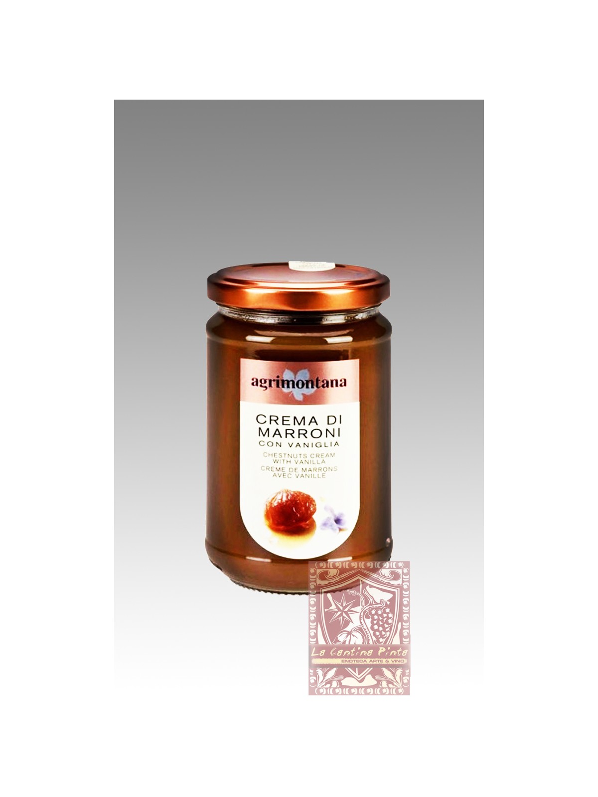 CREMA DI MARRONI CON VANIGLIA  g:350 - AGRIMONTANA