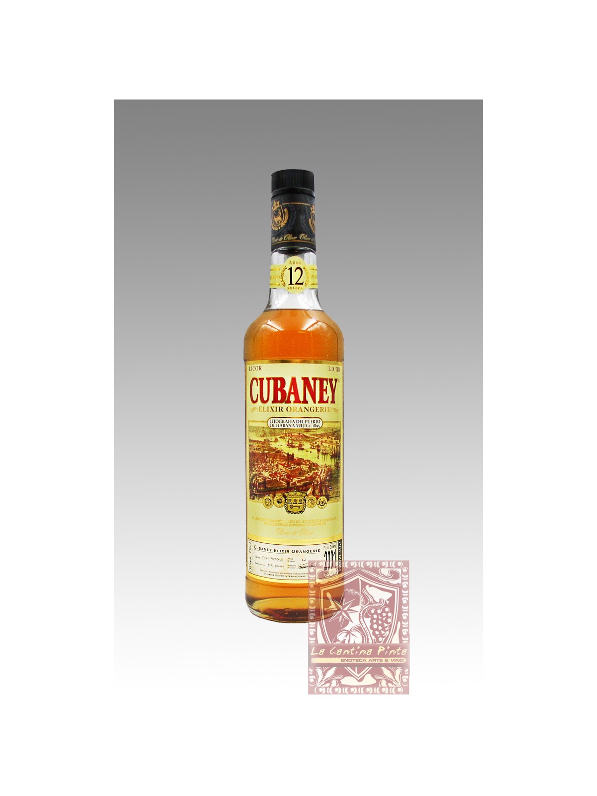 CUBANEY ELIXIR ORANGERIE, GRAN RISERVA 12 Y.O
