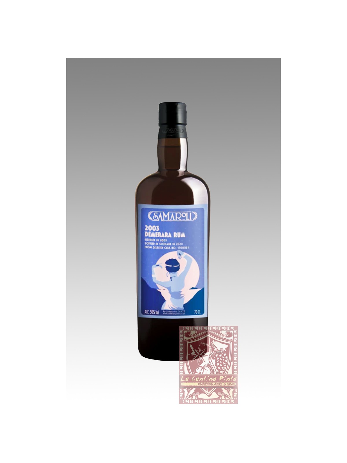 RUM DEMERARA  2003 / 2020 SEL CASK N° 1700051 70 CL - SAMAROLI