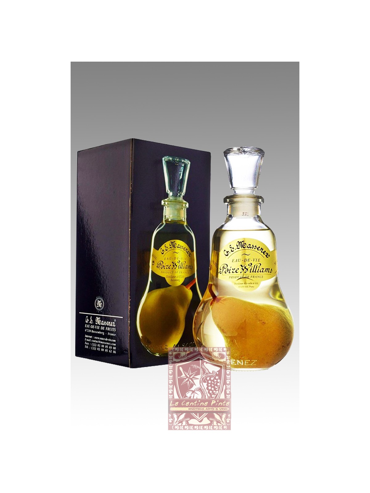 EAU DE VIE POIRE PRISONNIERE - G.E. MASSENEZ