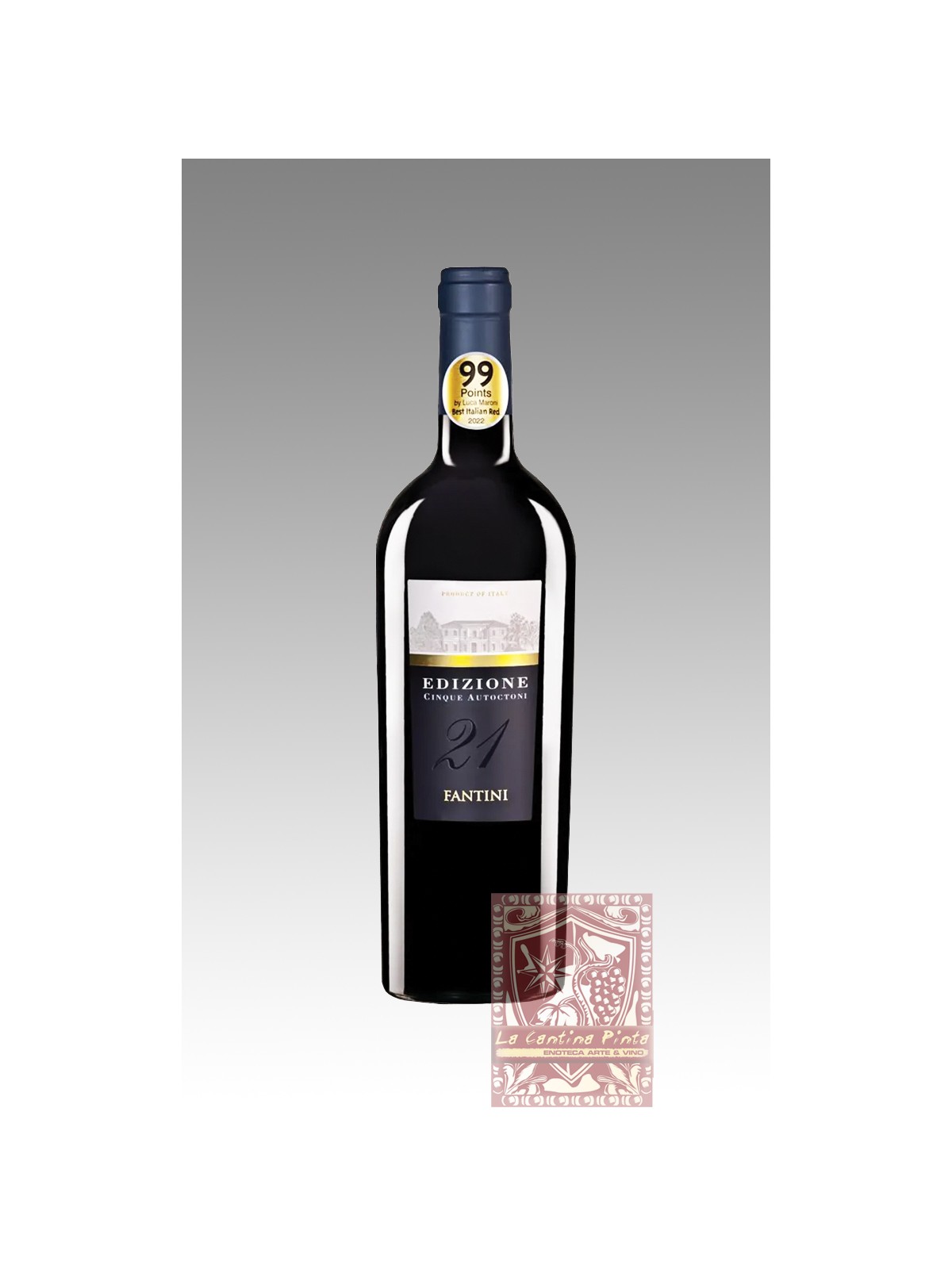 EDIZIONE CINQUE AUTOCTONI 2018 JEROBOAM 3 LT.  CON ASTUCCIO  (ED.2021) - FANTINI